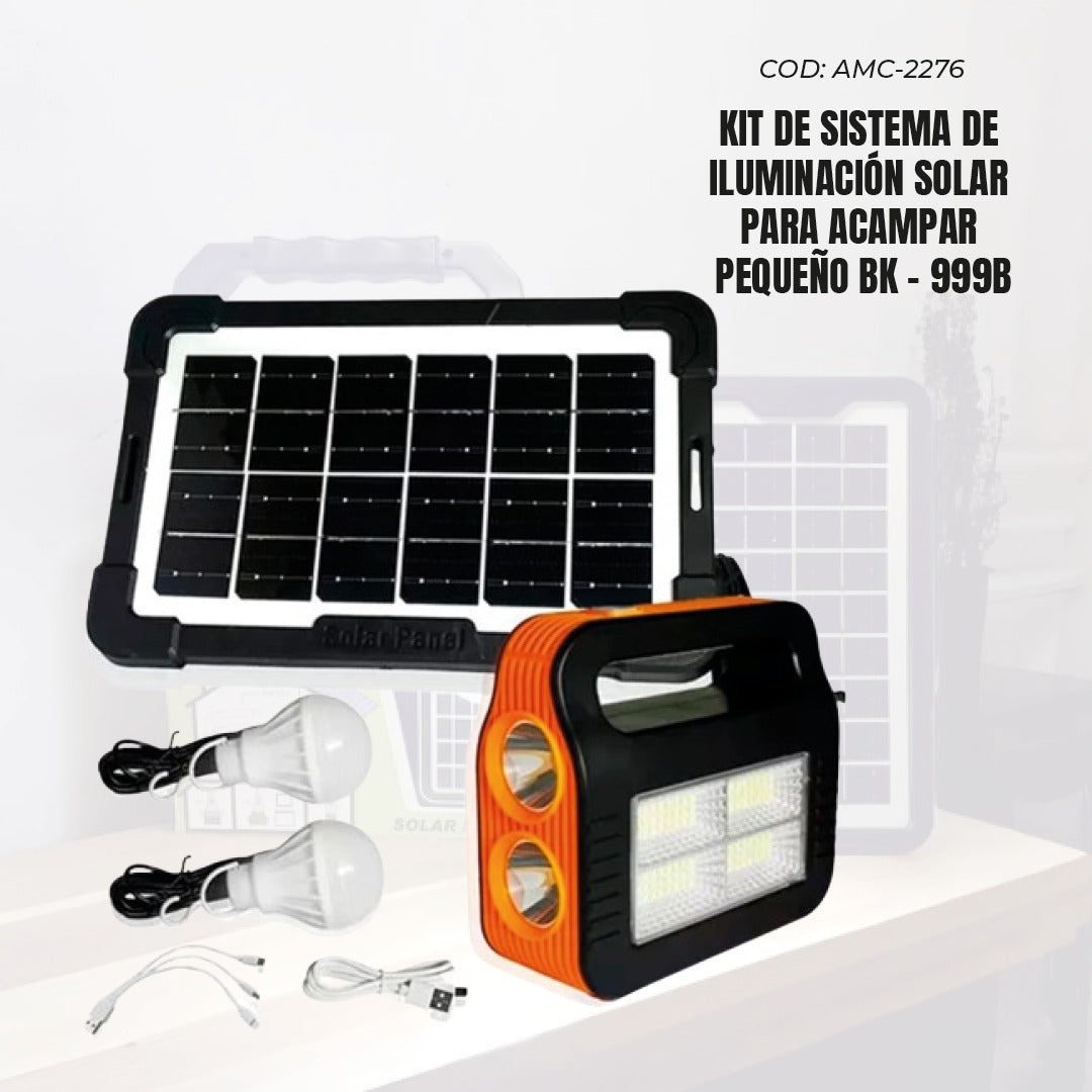 Kit de iluminación solar para camping BK-999B - vista 2