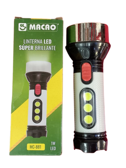 Linterna LED solar recargable MC-881 - vista 2