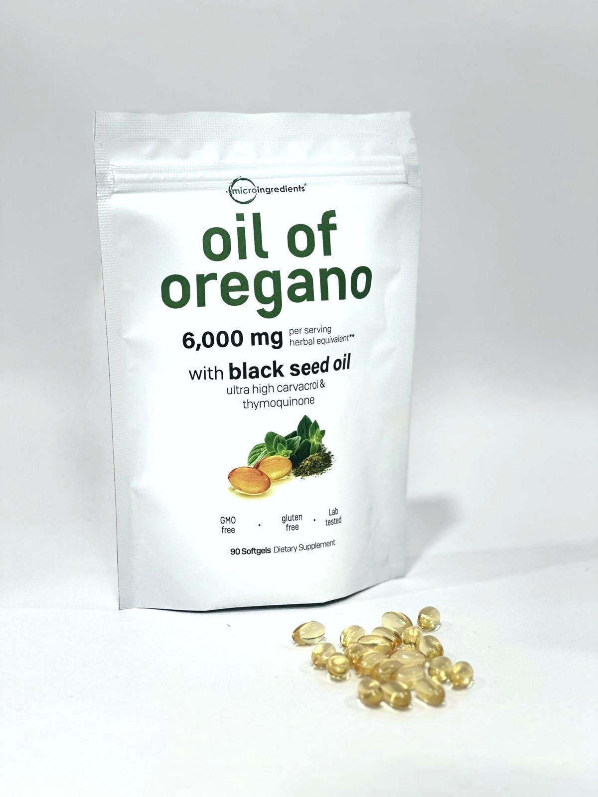Aceite de orégano con comino negro 90 softgels - AP Tienda