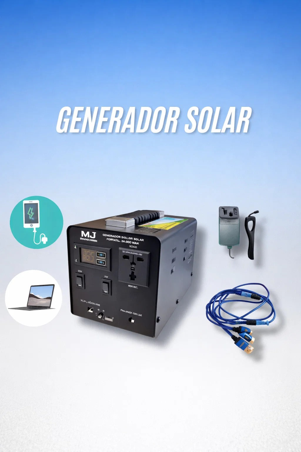 Generador solar portátil 24000mAh - vista 2