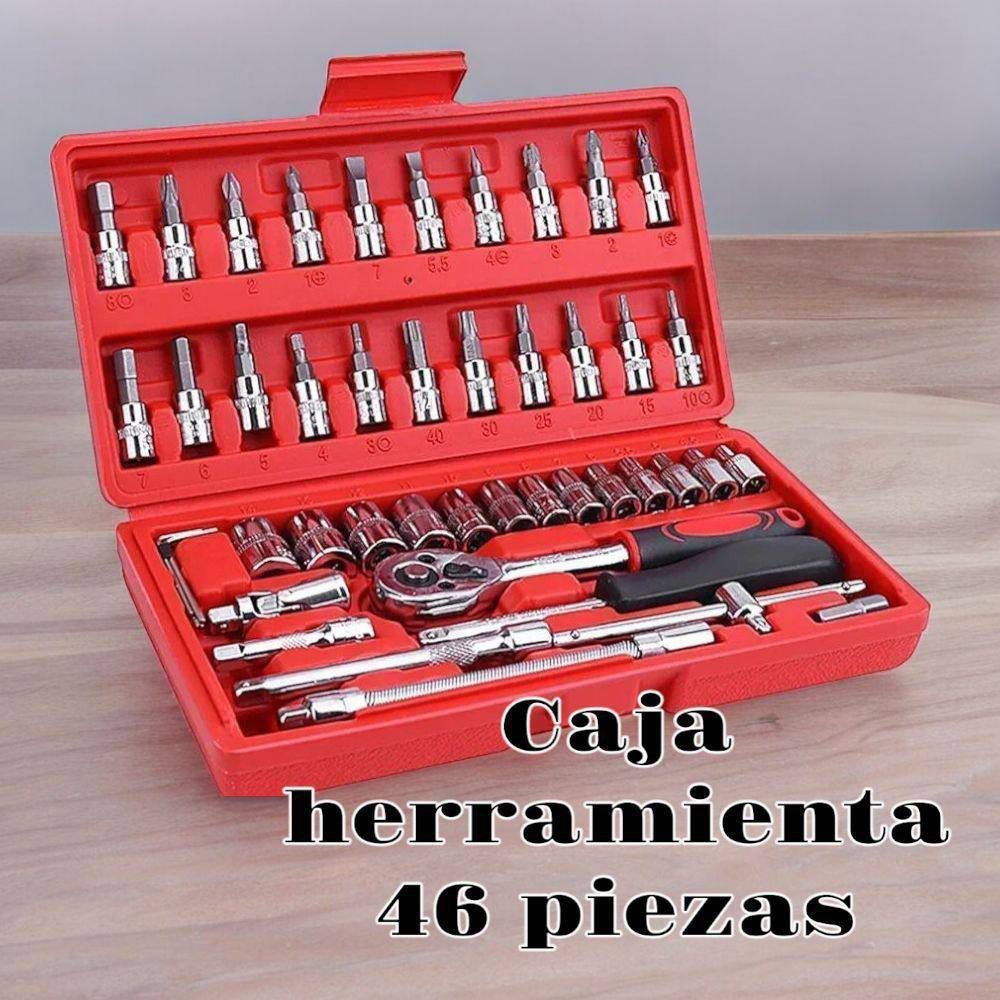 Juego de llaves y dados 46 piezas - AP Tienda