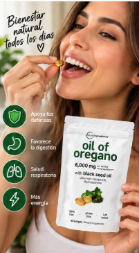 Aceite de orégano con comino negro 90 softgels - vista 2