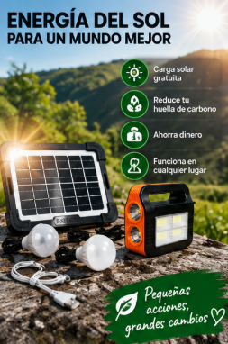 Kit de iluminación solar para camping BK-999B - vista 5