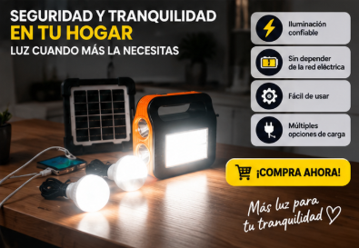 Kit de iluminación solar para camping BK-999B - vista 6