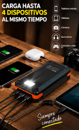 Power bank solar con paneles plegables - vista 5