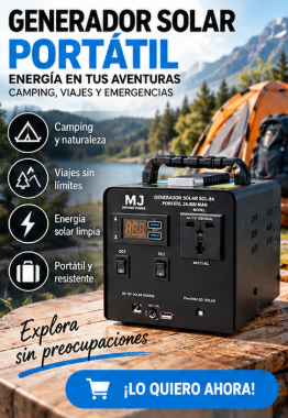 Generador solar portátil 24000mAh - vista 3