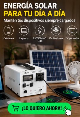 Generador solar portátil 12000mAh - vista 3
