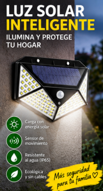 Aplique solar con sensor de movimiento - vista 3