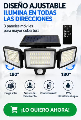 Reflector solar LED para exteriores - AP Tienda