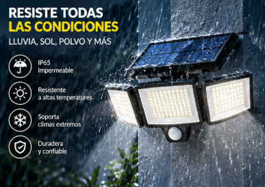 Reflector solar LED para exteriores - vista 4